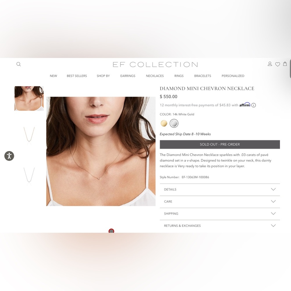 🔹EF collection / Necklace